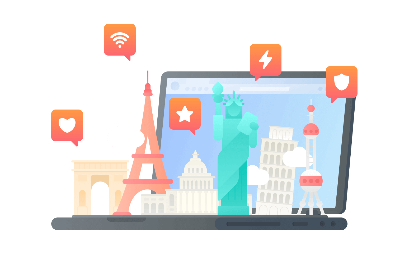 在中非共和国连接到中国的软件 - 翻回VPN